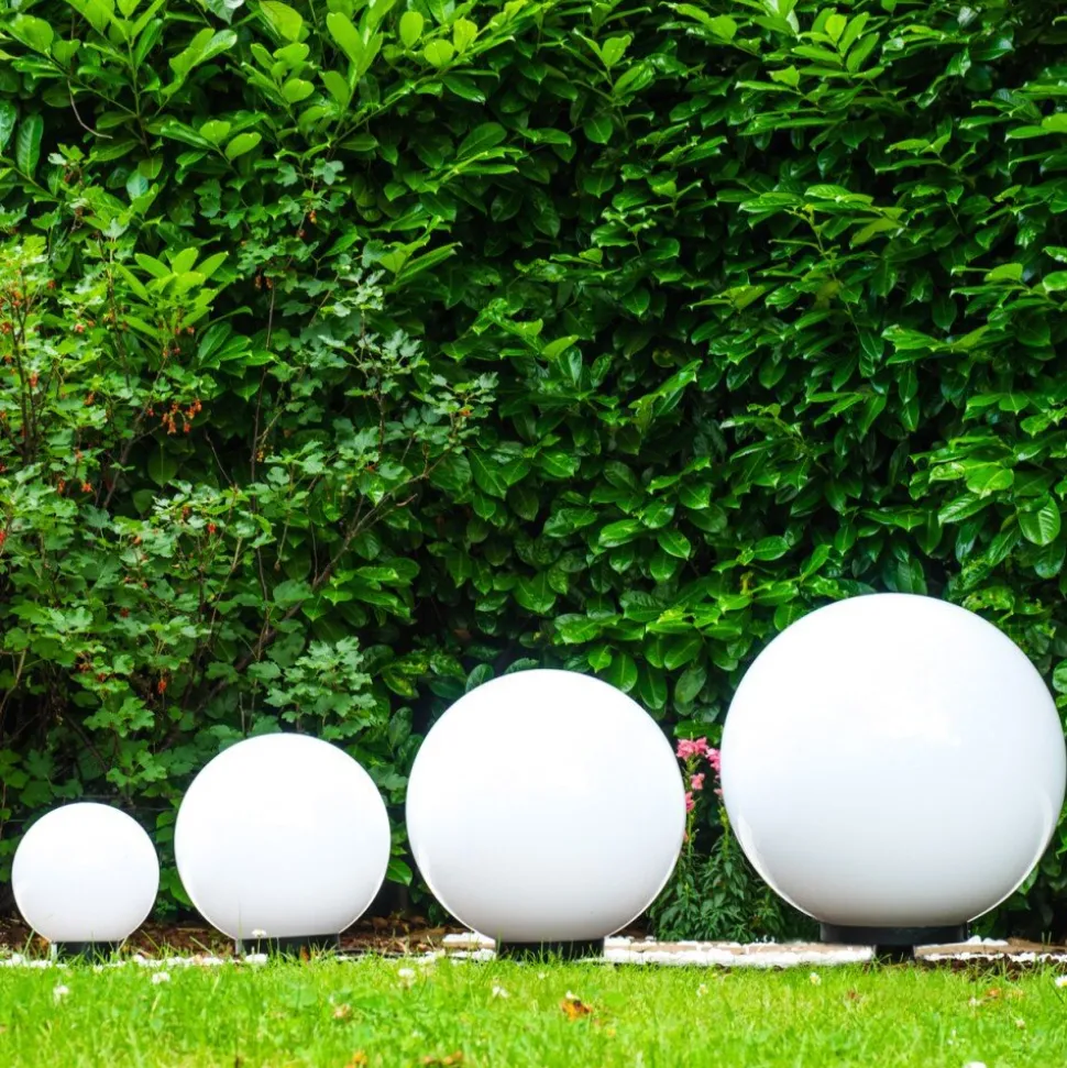 Set De Boules Lumineuses Miau Blanc, 4 Lumieres