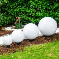 Set De Boules Lumineuses Miau Blanc, 4 Lumieres