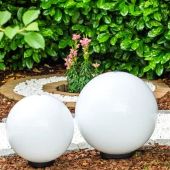 Set De Boules Lumineuses Miau Blanc, 2 Lumieres