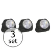 Set De Lampes Rocaille Globo Solar Led Gris, 3 Lumieres