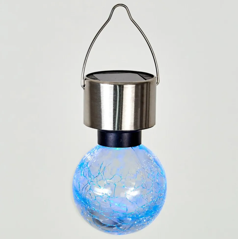 Set De Lampes Solaires Falco Led Argente, 1 Lumiere