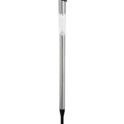 Set De Lampes Solaires Globo Solar Led Acier Inoxydable, 1 Lumiere