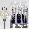Set De Lampes Solaires Hilda Led Chrome, 20 Lumieres