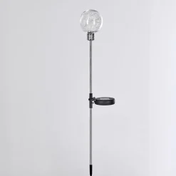 Set De Lampes Solaires Hilda Led Chrome, 20 Lumieres