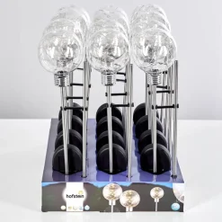 Set De Lampes Solaires Hilda Led Chrome, 20 Lumieres