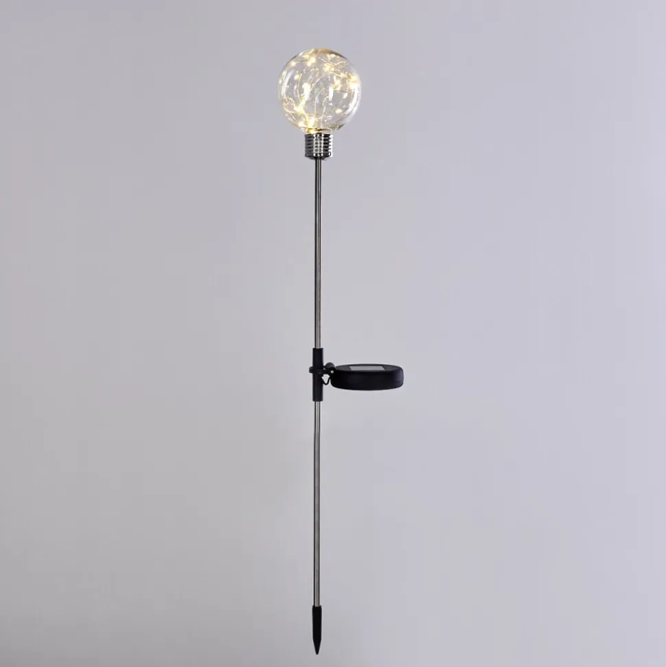 Set De Lampes Solaires Hilda Led Chrome, 20 Lumieres