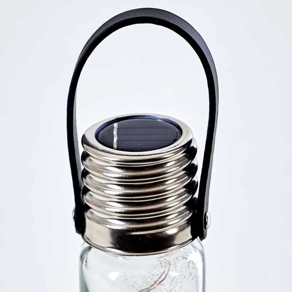 Set De Lampes Solaires Tian Led Argente, 1 Lumiere