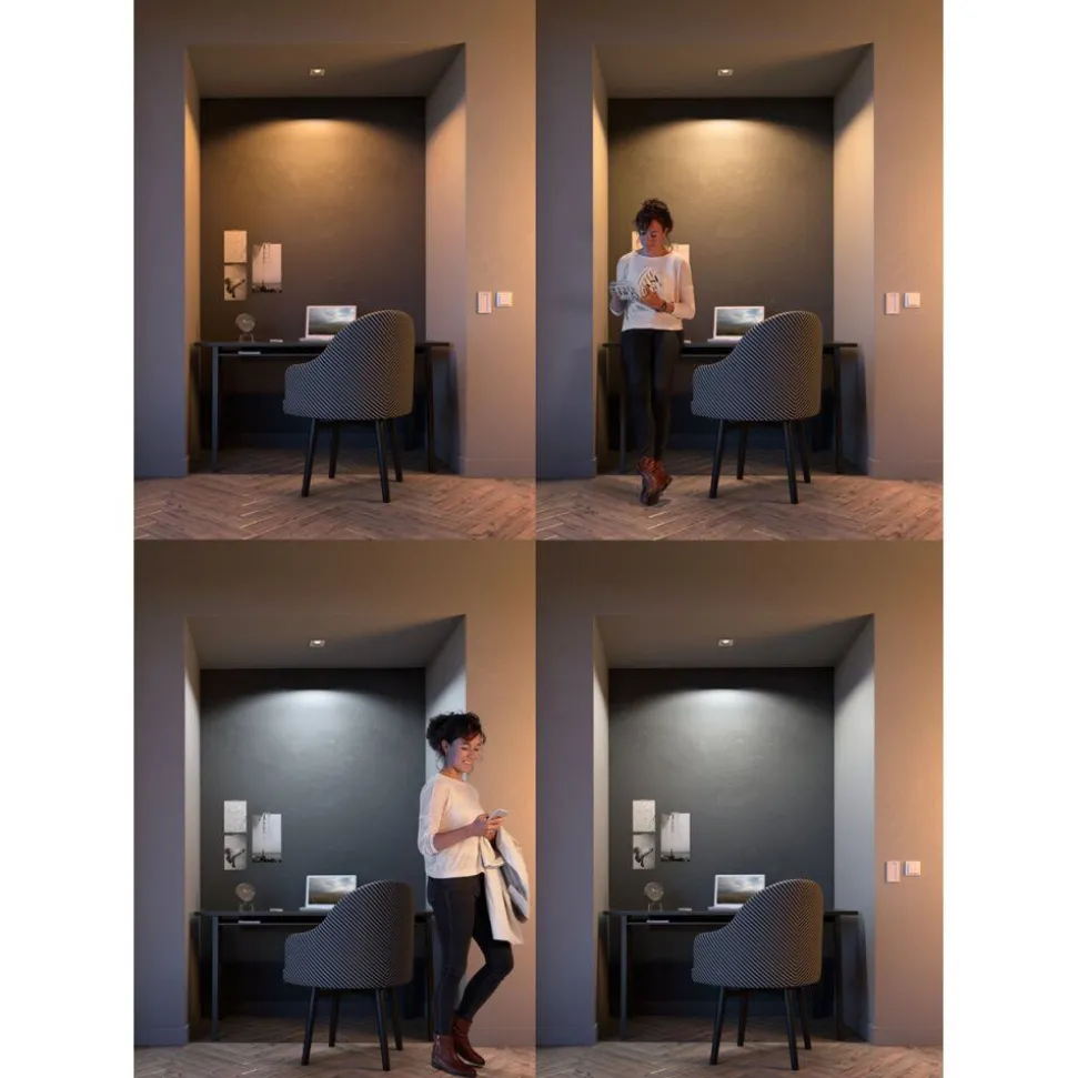 Spot A Encastrer Philips Hue Ambiance White Milliskin Argente, 1 Lumiere