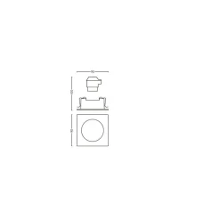Spot A Encastrer Philips Hue Ambiance White Milliskin Argente, 1 Lumiere