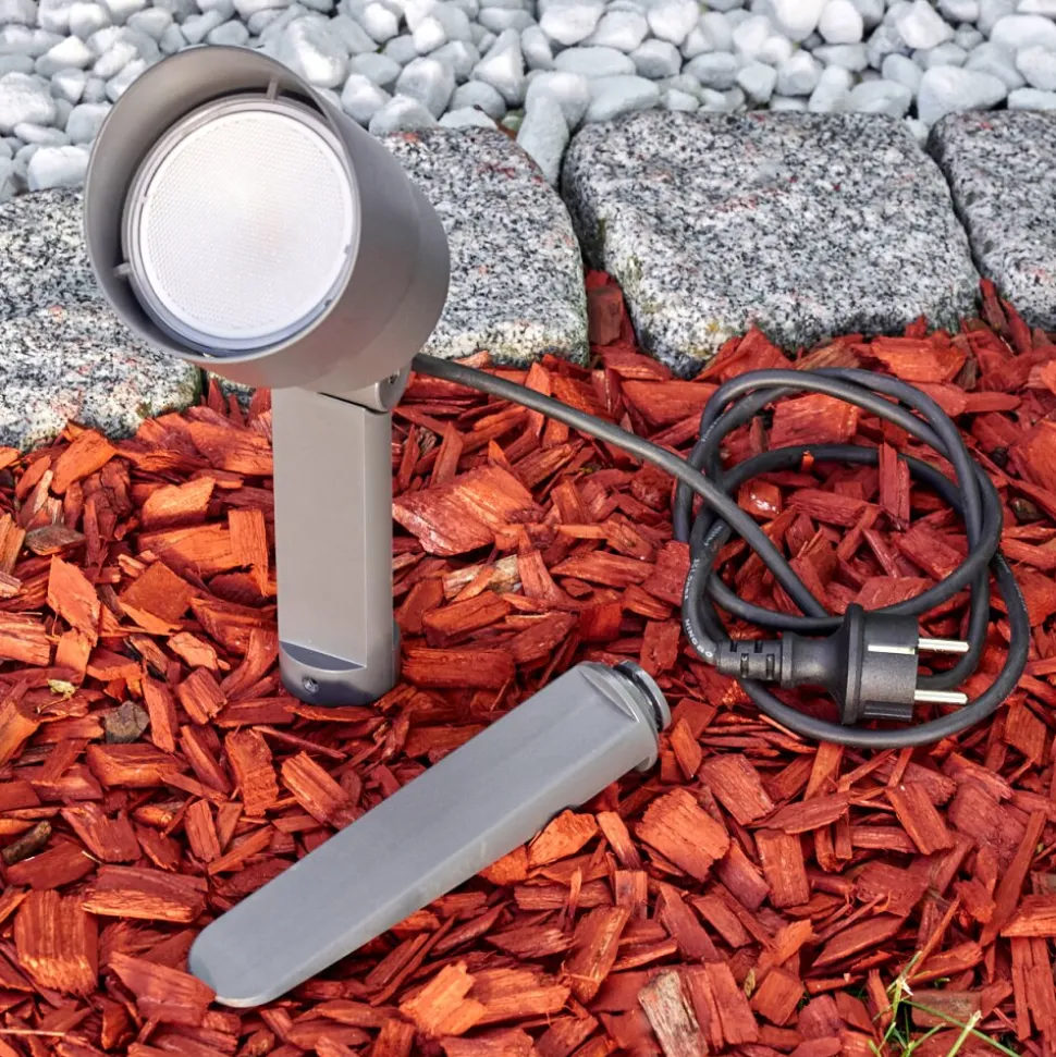 Spot De Jardin Apenrader Led Anthracite, 1 Lumiere