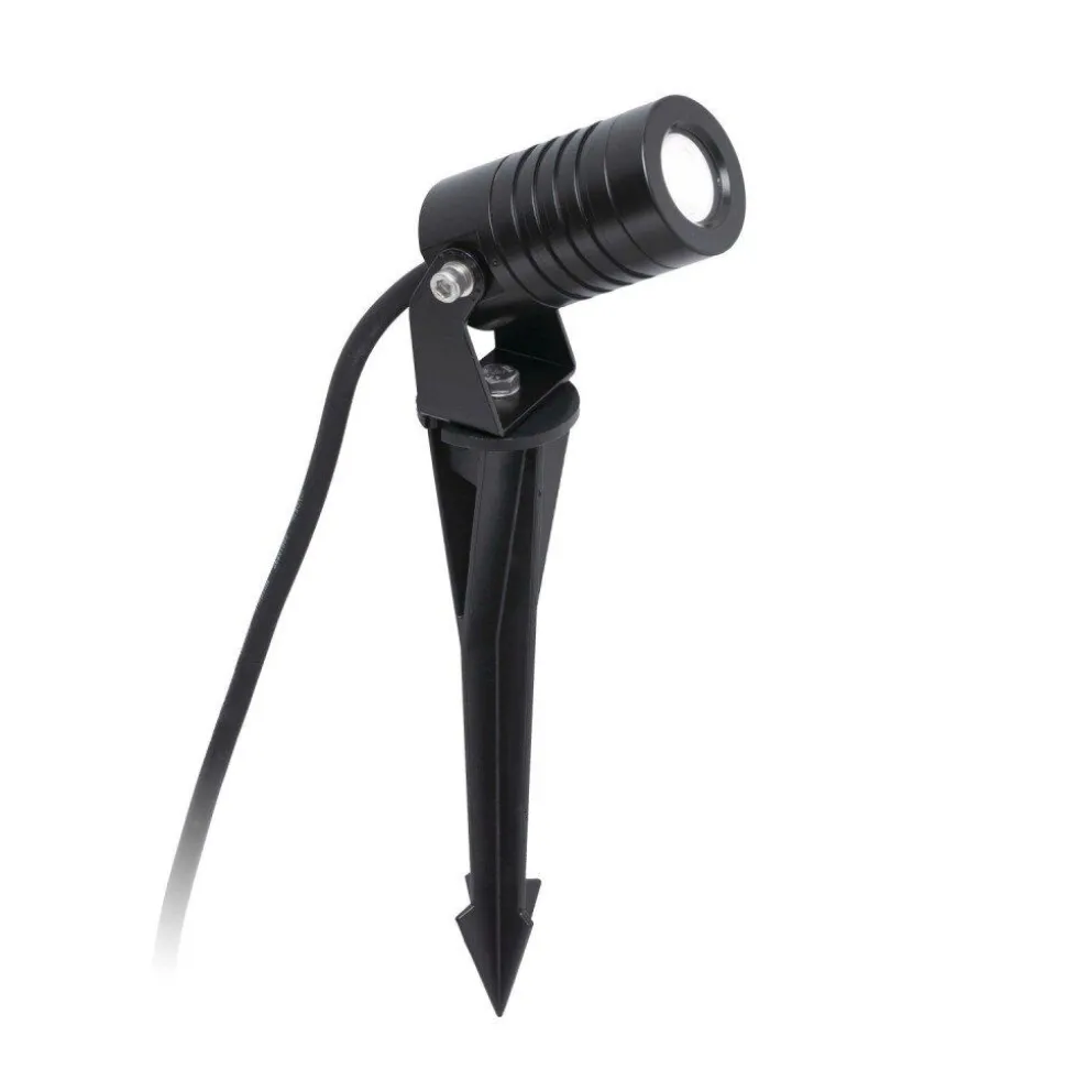 Spot De Jardin Faro Balder Led Noir, 1 Lumiere