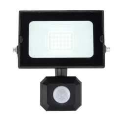 Spot De Jardin Globo Helga Led Noir, 1 Lumiere, Detecteur De Mouvement