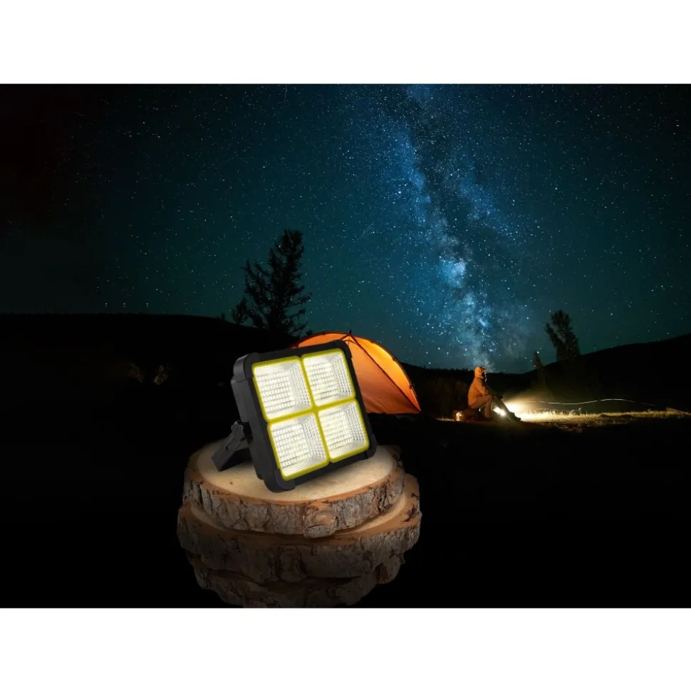 Spot De Jardin Globo Solar Led Noir, 1 Lumiere