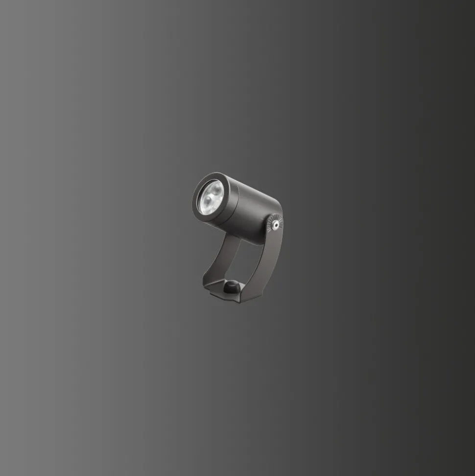 Spot De Jardin Lcd 1445 Led Bronze, 1 Lumiere