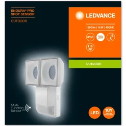 Spot De Jardin Ledvance Endura® Blanc, 1 Lumiere, Detecteur De Mouvement