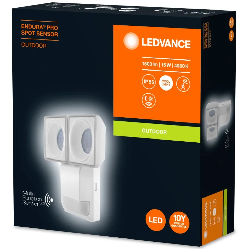 Spot De Jardin Ledvance Endura® Blanc, 1 Lumiere, Detecteur De Mouvement