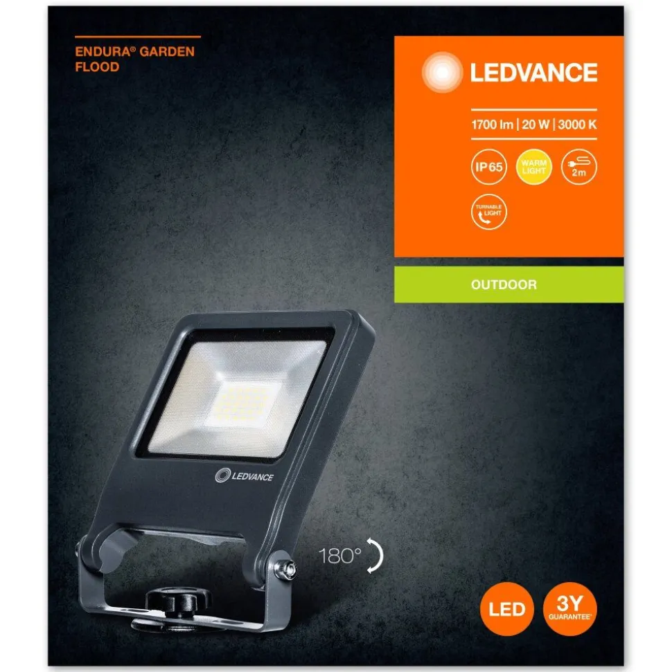 Spot De Jardin Ledvance Endura® Gris, 1 Lumiere