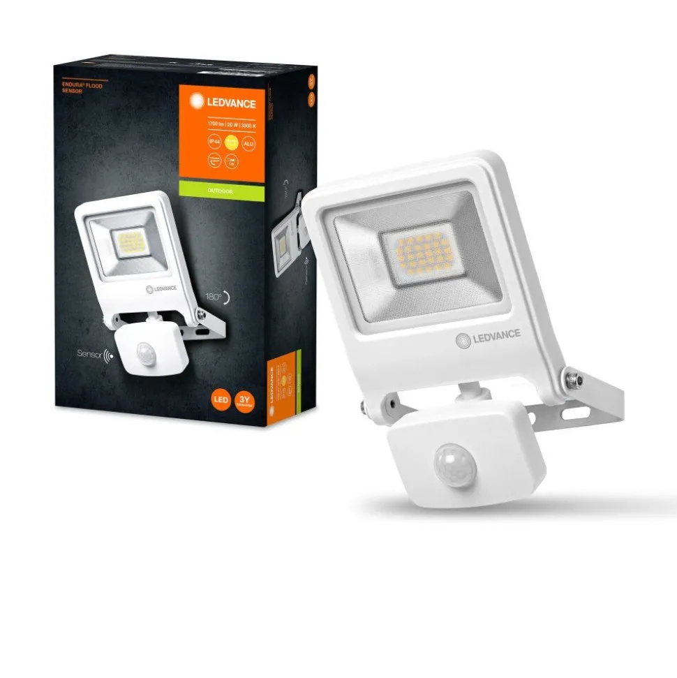 Spot De Jardin Ledvance Endura® Blanc, 1 Lumiere, Detecteur De Mouvement
