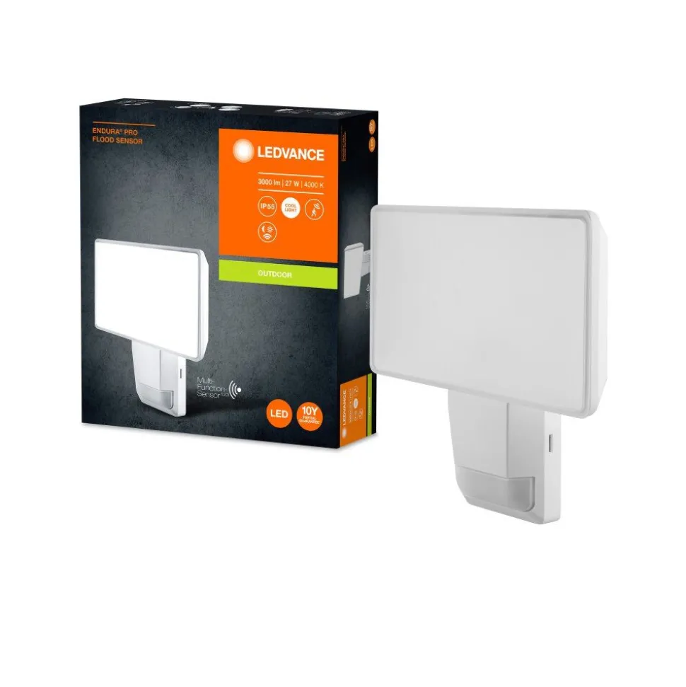 Spot De Jardin Ledvance Endura® Blanc, 1 Lumiere, Detecteur De Mouvement