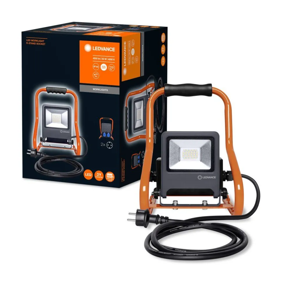 Spot De Jardin Ledvance Worklights Gris, Orange, 1 Lumiere