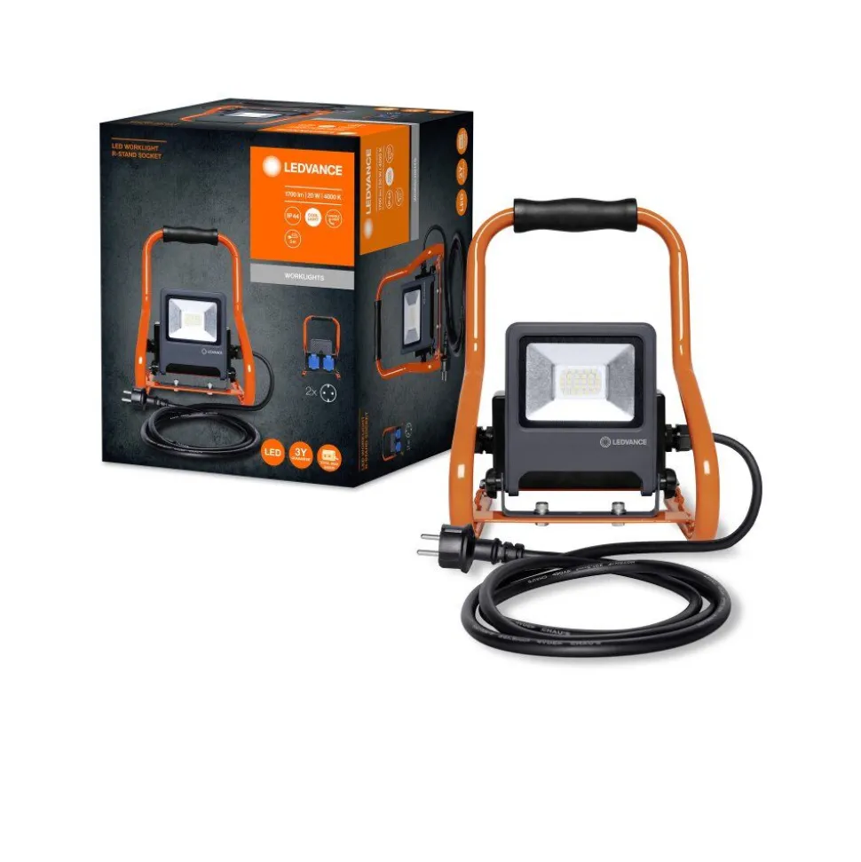 Spot De Jardin Ledvance Worklights Gris, Orange, 1 Lumiere