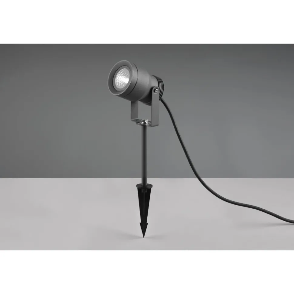 Spot De Jardin Trio Mareb Led Anthracite, 1 Lumiere
