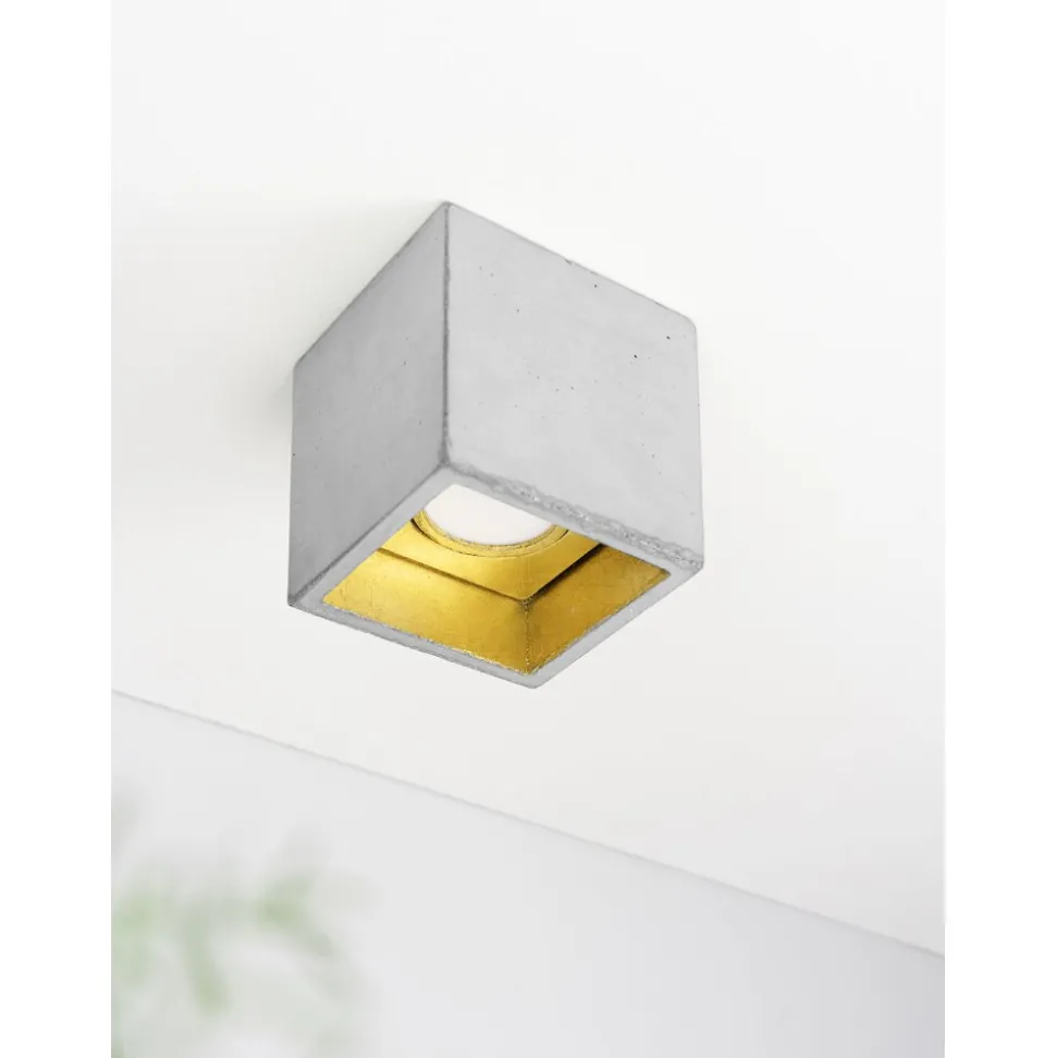 Spot De Plafond Gantlights B7 Led Or, Gris, 1 Lumiere