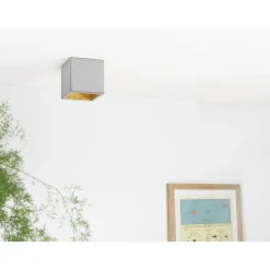 Spot De Plafond Gantlights B7 Led Or, Gris, 1 Lumiere