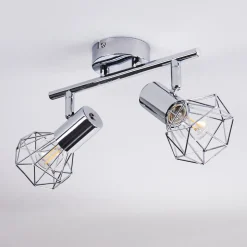 Spot De Plafond Globo Xara Chrome, 2 Lumieres