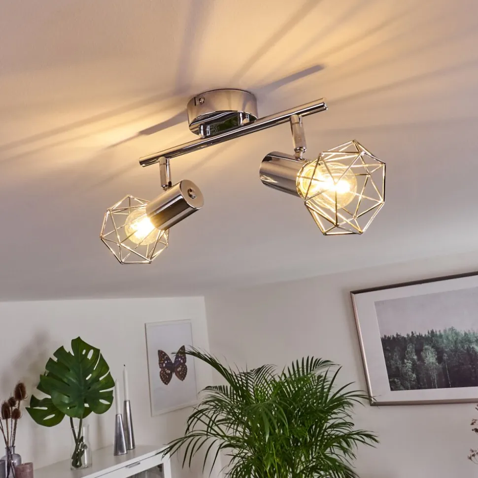Spot De Plafond Globo Xara Chrome, 2 Lumieres