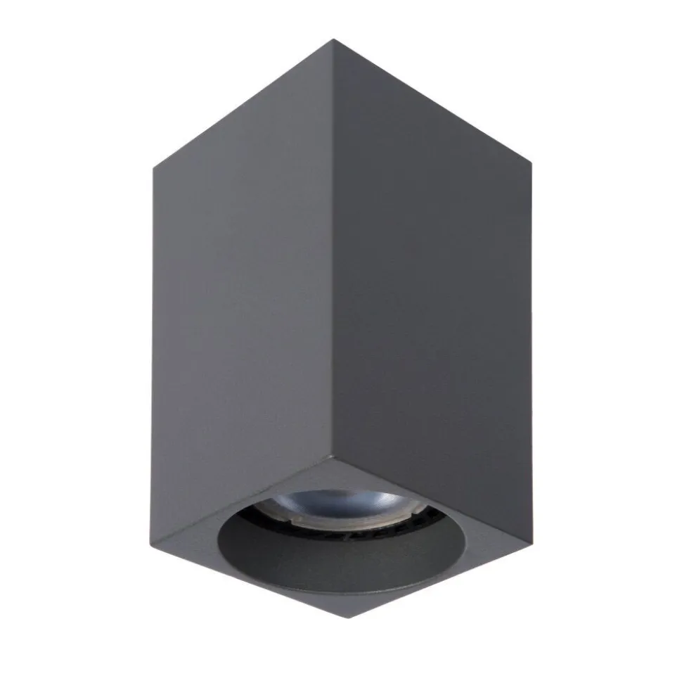 Spot De Plafond Lucide Delto Led Gris, 1 Lumiere