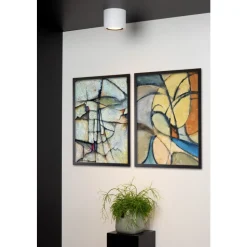 Spot De Plafond Lucide Fedler Blanc, 1 Lumiere