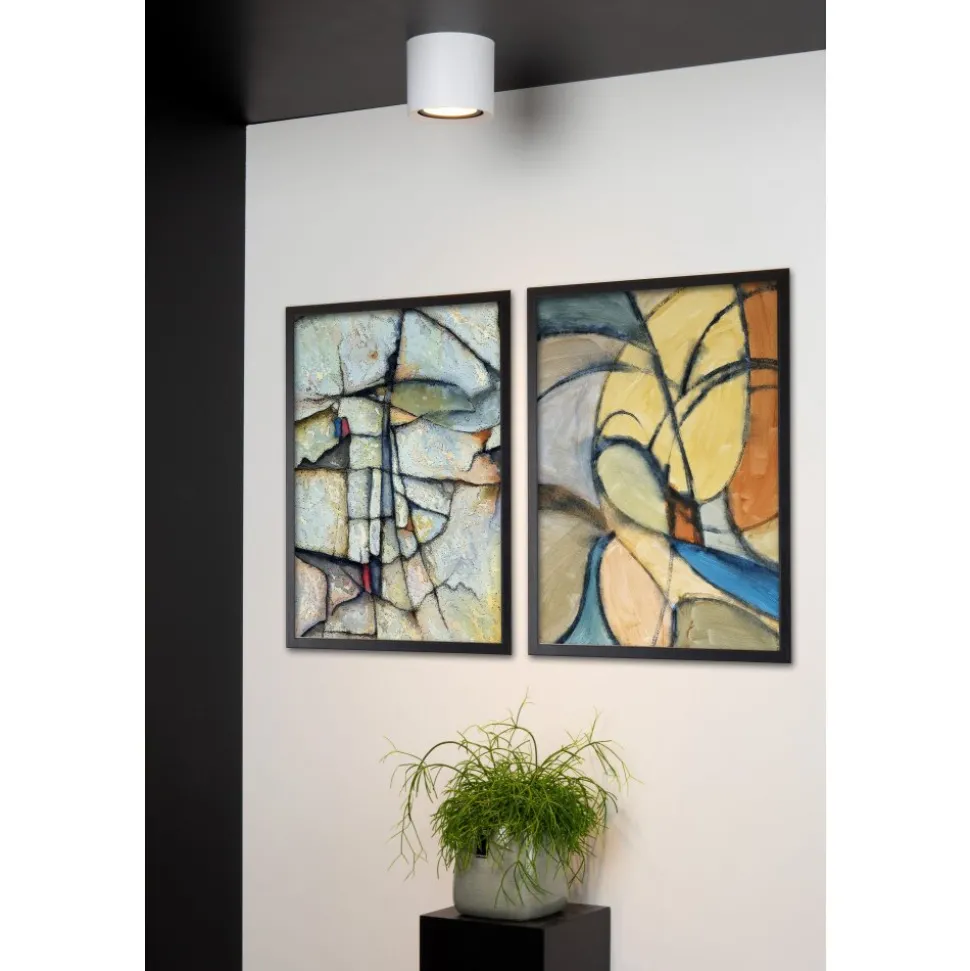 Spot De Plafond Lucide Fedler Blanc, 1 Lumiere