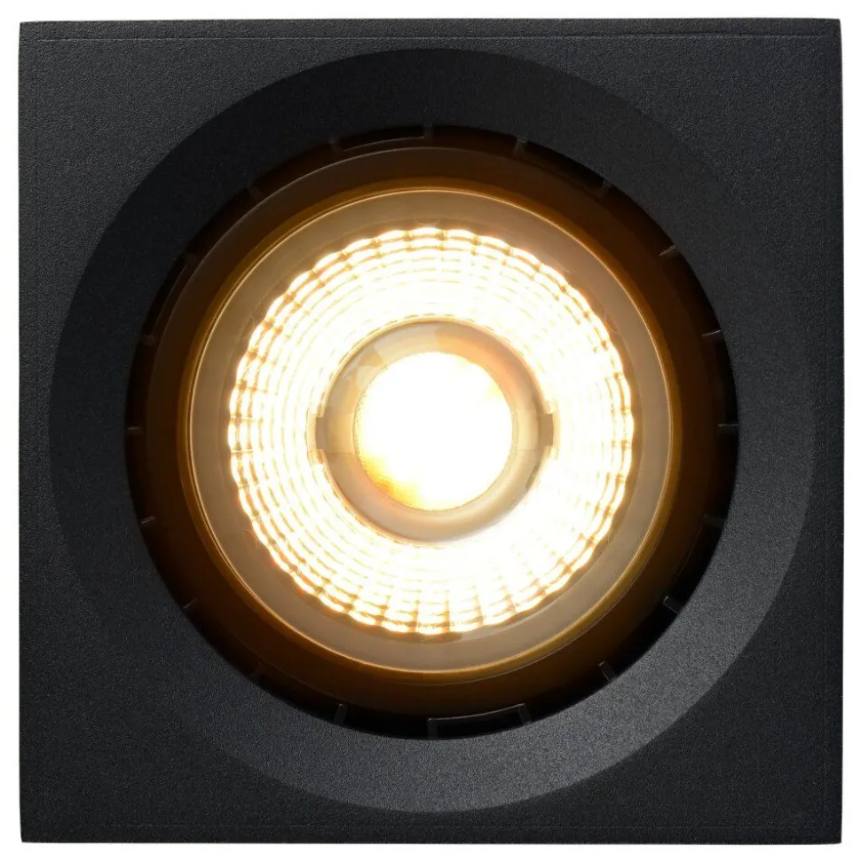 Spot De Plafond Lucide Fedler Noir, 1 Lumiere
