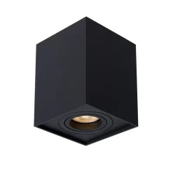 Spot De Plafond Lucide Tube Noir, 1 Lumiere
