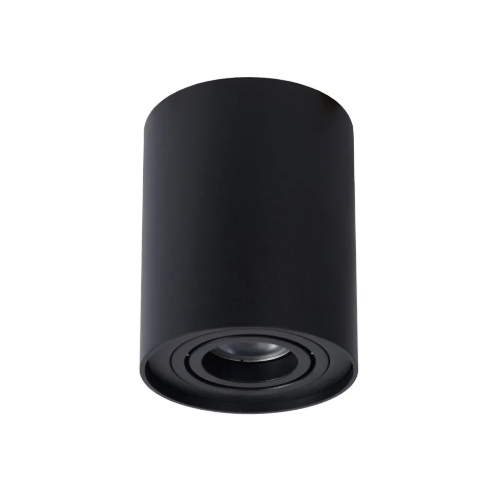 Spot De Plafond Lucide Tube Noir, 1 Lumiere