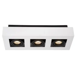 Spot De Plafond Lucide Xirax Led Blanc, 3 Lumieres