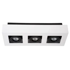 Spot De Plafond Lucide Xirax Led Blanc, 3 Lumieres