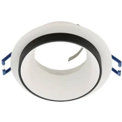Spot Encastrable Eglo Carosso Noir, Blanc, 1 Lumiere