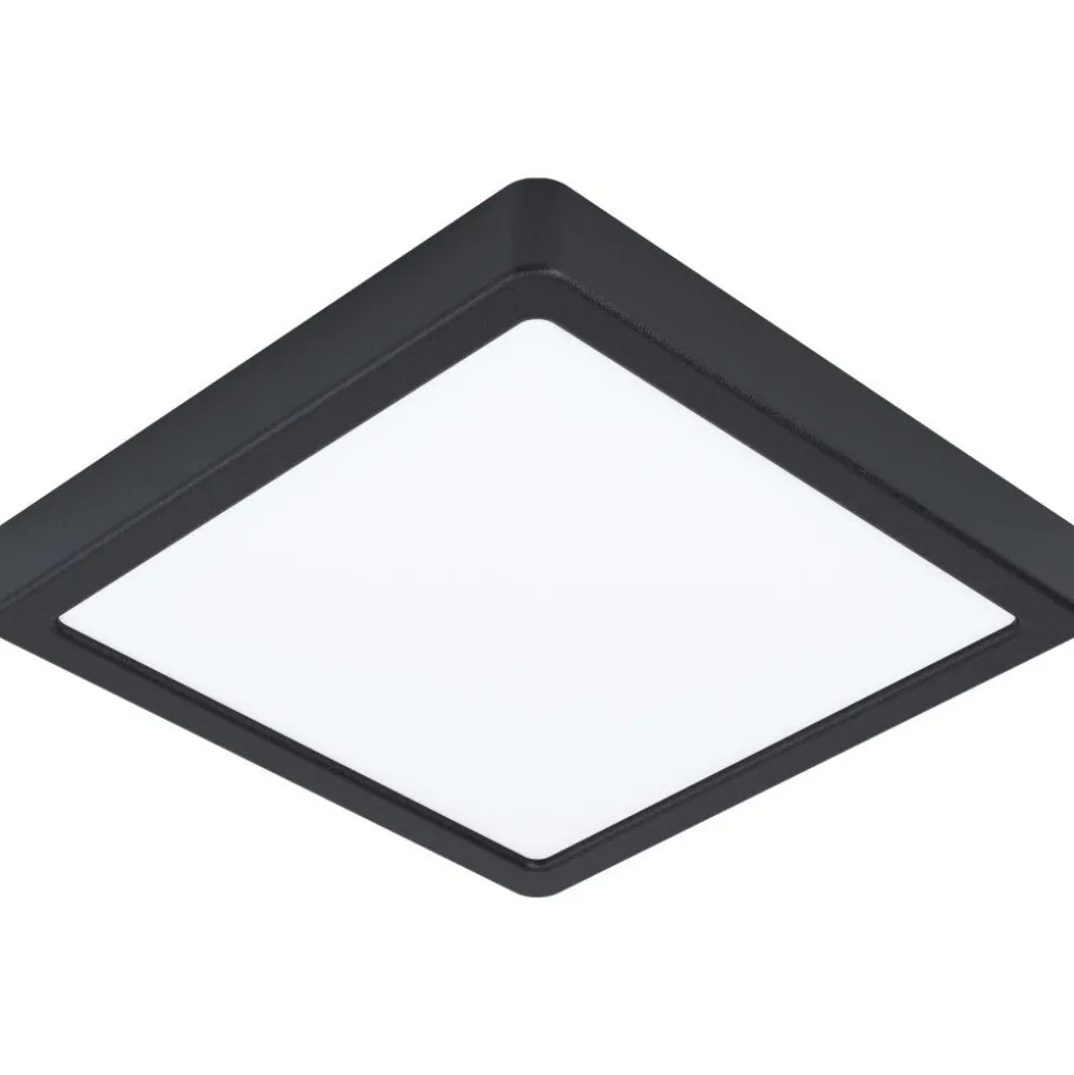 Spot Encastrable Eglo Fueva Led Noir, 1 Lumiere