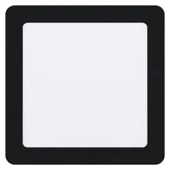 Spot Encastrable Eglo Fueva Led Noir, 1 Lumiere