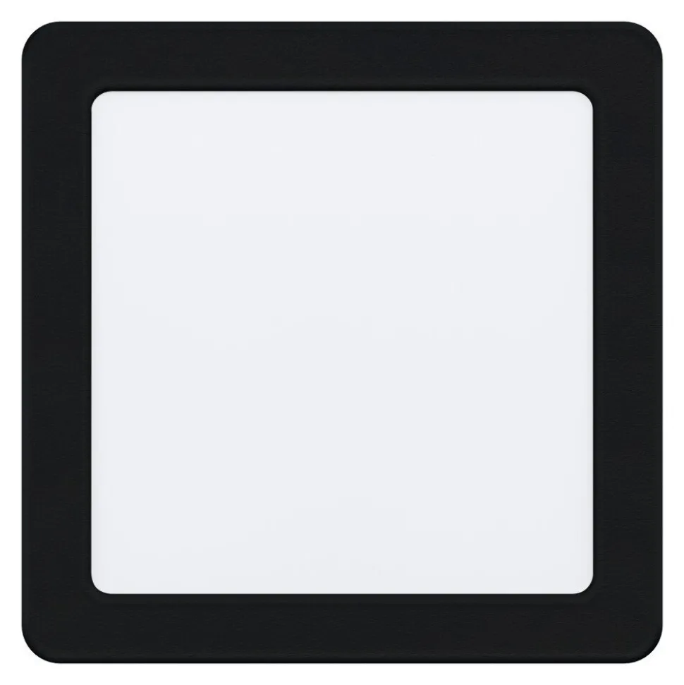 Spot Encastrable Eglo Fueva Led Noir, 1 Lumiere