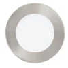 Spot Encastrable Eglo Fueva-C Led Nickel Mat, 1 Lumiere, Changeur De Couleurs