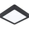 Spot Encastrable Eglo Fueva Led Noir, 1 Lumiere