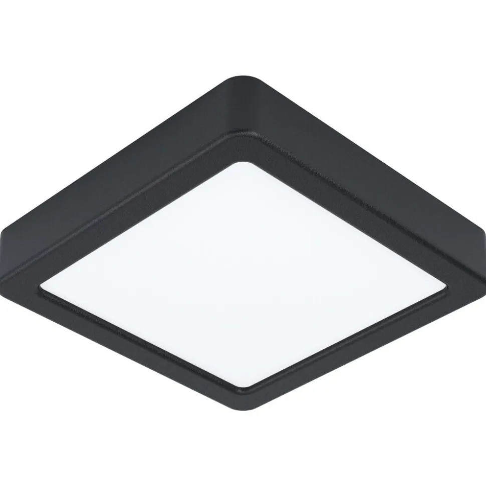 Spot Encastrable Eglo Fueva Led Noir, 1 Lumiere