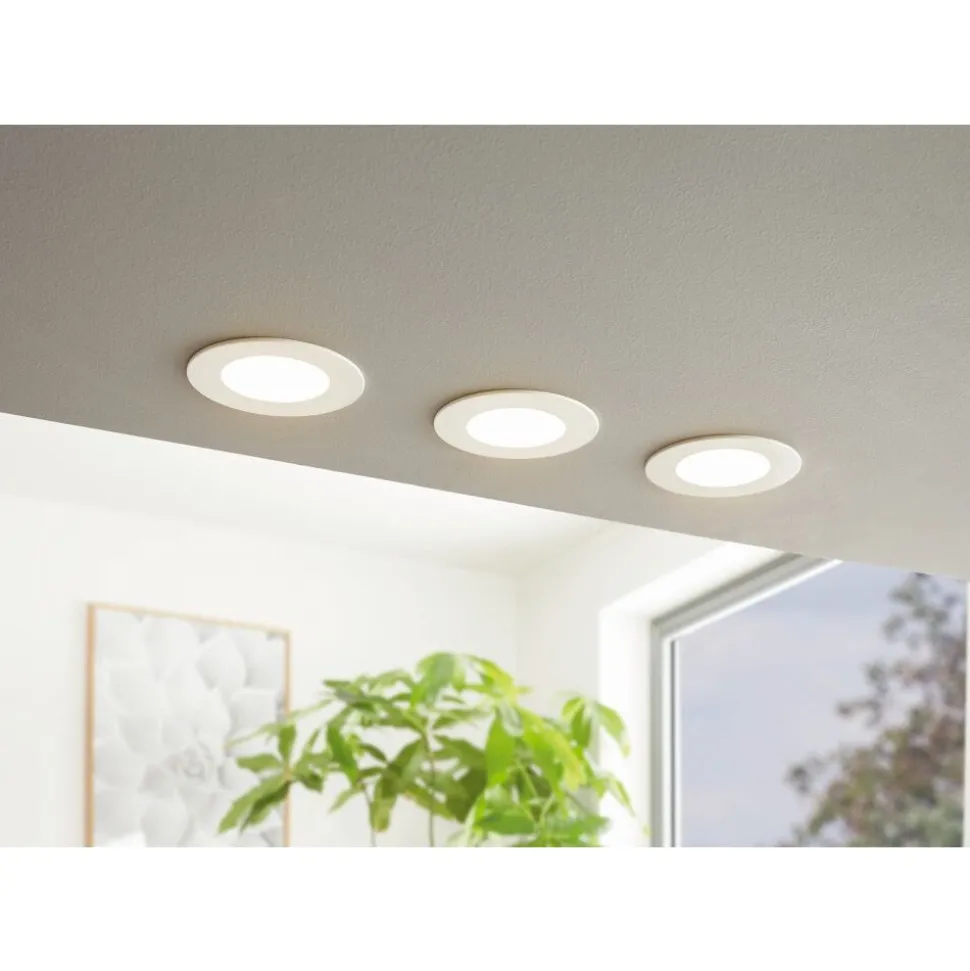 Spot Encastrable Eglo Fueva-A Led Blanc, 1 Lumiere, Telecommandes