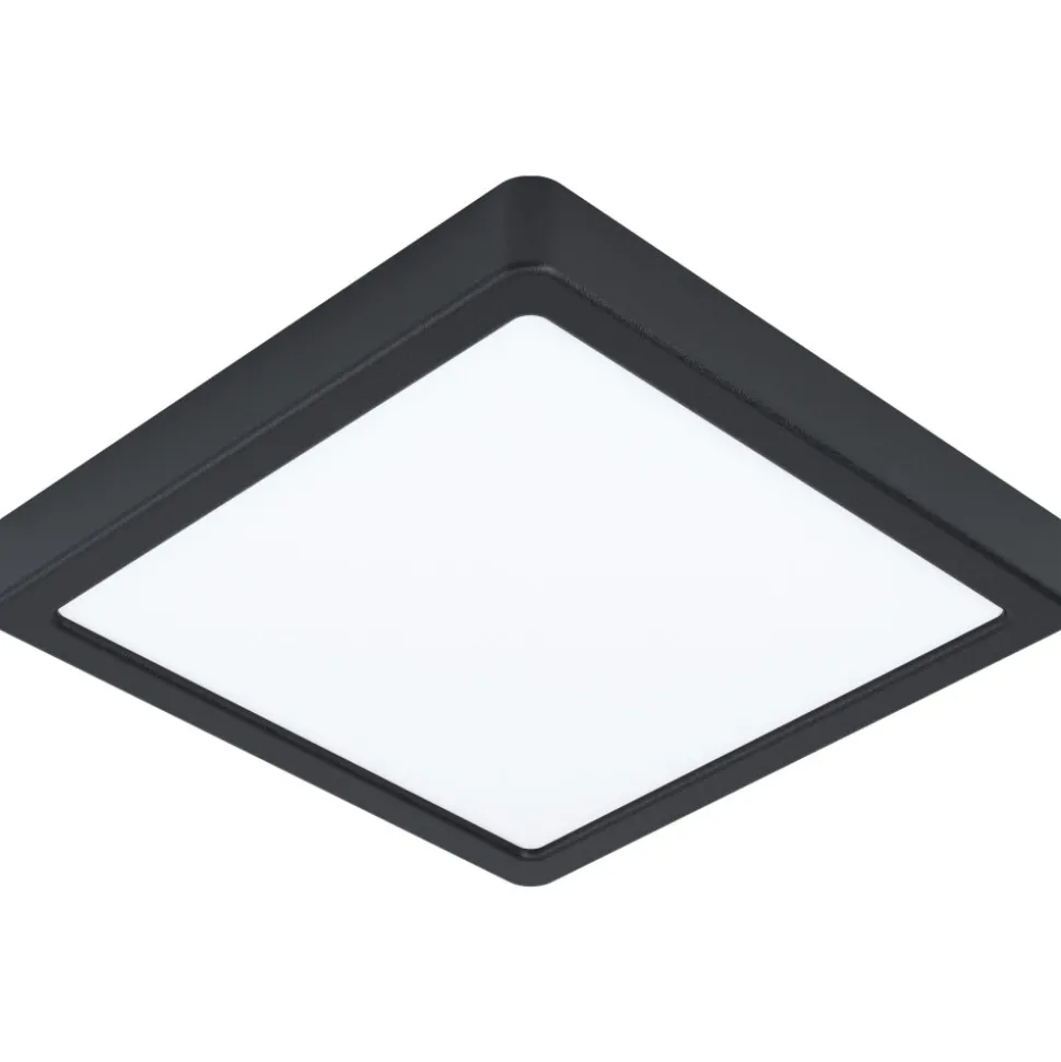 Spot Encastrable Eglo Fueva Led Noir, 1 Lumiere