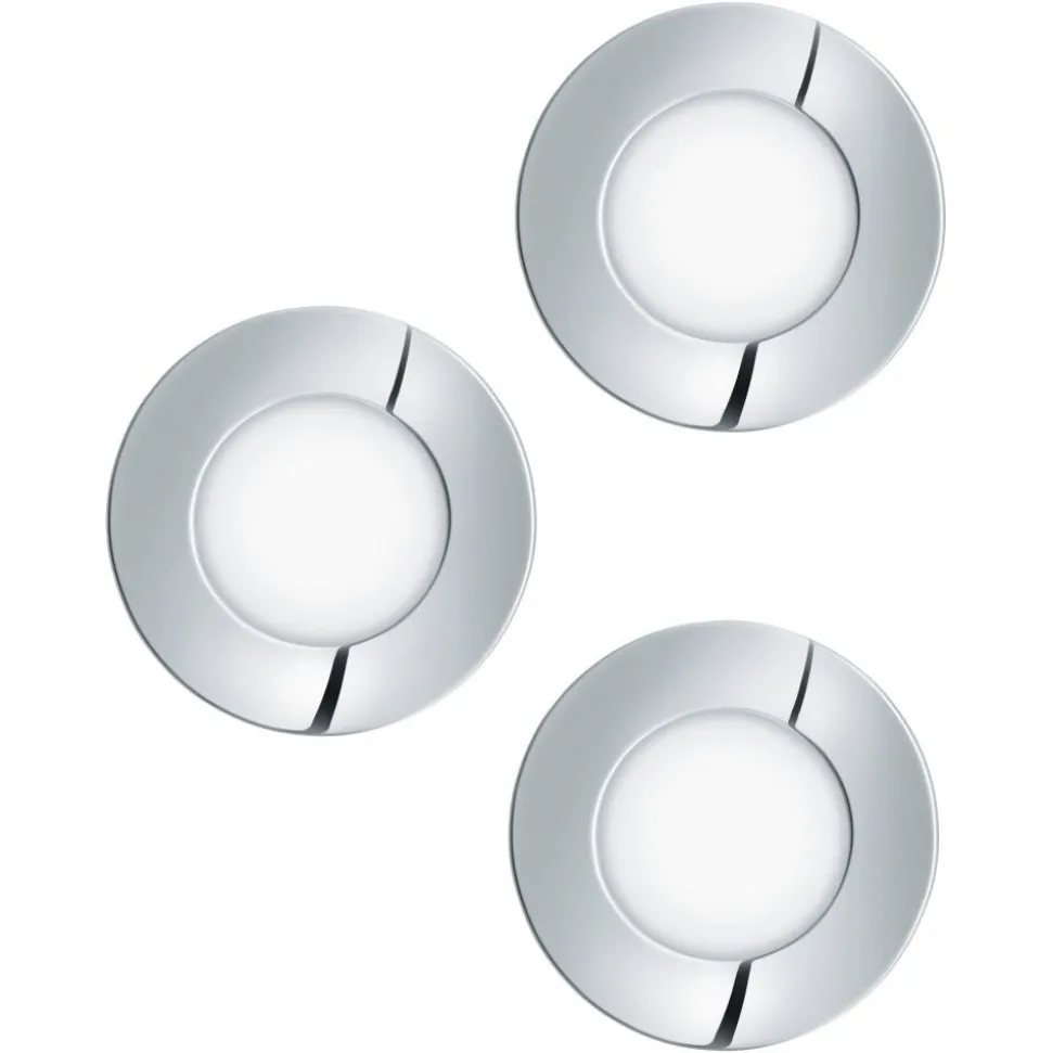 Spot Encastrable Eglo Fueva Led Chrome, 3 Lumieres