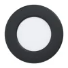 Spot Encastrable Eglo Fueva Led Noir, 1 Lumiere
