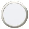 Spot Encastrable Eglo Fueva Led Nickel Mat, 1 Lumiere